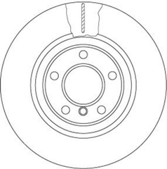2x Bremsscheibe Vorderachse für BMW 5 Touring