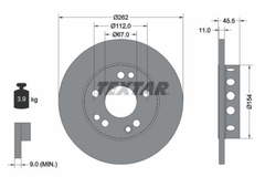 2x Bremsscheibe Vorderachse für MERCEDES-BENZ 190