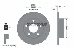 2x Bremsscheibe Hinterachse für VW AUDI PASSAT B5.5 Variant B5
