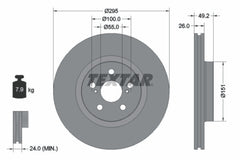 2x Bremsscheibe Vorderachse für TOYOTA AVENSIS Kombi Stufenheck