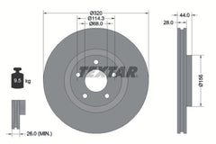 2x Bremsscheibe Vorderachse für NISSAN RENAULT QASHQAI I VAN JUKE KOLEOS