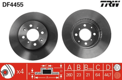 2x Bremsscheibe Vorderachse für HONDA CIVIC VII Hatchback