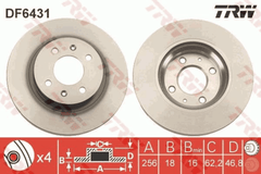 2x Bremsscheibe Vorderachse für HYUNDAI i20 I