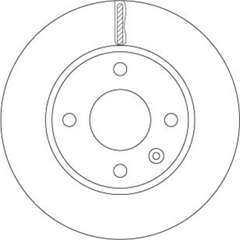 2x Bremsscheibe Vorderachse für OPEL KARL