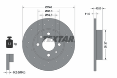 2x Bremsscheibe Hinterachse für ABARTH 500C / 595C 695C 500 595 695
