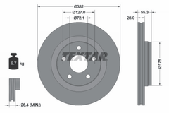 2x Bremsscheibe Vorderachse für JEEP WRANGLER III