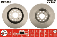 2x Bremsscheibe Hinterachse für AUDI A4 B6 Avant Cabriolet B7