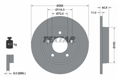 2x Bremsscheibe Hinterachse für MAZDA 3 Stufenheck