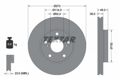 2x Bremsscheibe Vorderachse für TOYOTA AURIS COROLLA Stufenheck