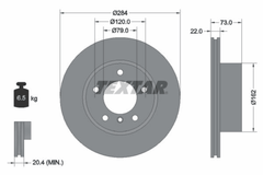 2x Bremsscheibe Vorderachse für BMW 1 2 Coupe Cabriolet