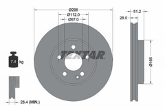 2x Bremsscheibe Vorderachse für MERCEDES-BENZ INFINITI A-KLASSE B-KLASSE Sports