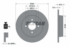 2x Bremsscheibe Hinterachse für KIA HYUNDAI STONIC RIO IV III Stufenheck