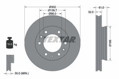 2x Bremsscheibe Vorderachse für FORD RANGER