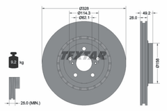 2x Bremsscheibe Vorderachse für TOYOTA LEXUS ALPHARD / VELLFIRE HIGHLANDER