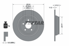 2x Bremsscheibe Hinterachse für FORD USA GALAXY III S-MAX MK VAN EDGE