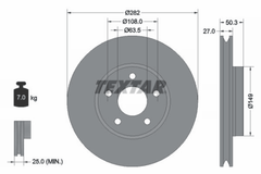 2x Bremsscheibe Vorderachse für FORD FOCUS IV Stufenheck Turnier