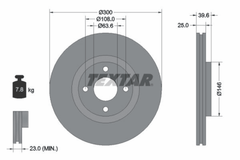 2x Bremsscheibe Vorderachse für FORD ECOSPORT