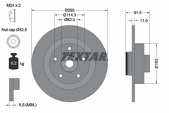 2x Bremsscheibe Hinterachse für RENAULT ESPACE V