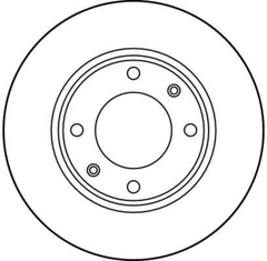2x Bremsscheibe Vorderachse für CITROËN PEUGEOT VISA 205 I Cabriolet II 407