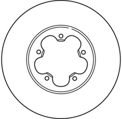 2x Bremsscheibe Vorderachse für FORD TRANSIT Kasten Pritsche/Fahrgestell Bus