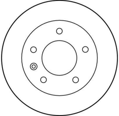 2x Bremsscheibe Vorderachse für MERCEDES-BENZ VW SPRINTER 2-t Kasten