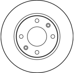 2x Bremsscheibe Vorderachse für CITROËN PEUGEOT XSARA Break Coupe 206+ 206