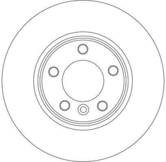 2x Bremsscheibe Vorderachse für BMW 5 Touring