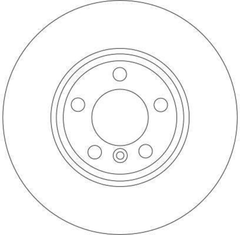 2x Bremsscheibe Vorderachse für BMW 5 Touring 6 Cabriolet