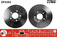 2x Bremsscheibe Vorderachse für MAZDA 3 Stufenheck 5