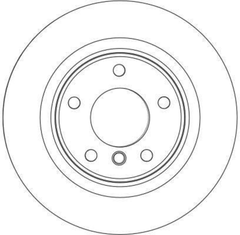2x Bremsscheibe Hinterachse für BMW 1 3 Coupe