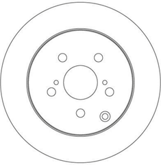 2x Bremsscheibe Hinterachse für TOYOTA VERSO VAN