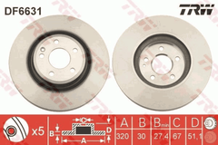 2x Bremsscheibe Vorderachse für MERCEDES-BENZ A-KLASSE B-KLASSE Sports Tourer