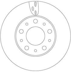 2x Bremsscheibe Vorderachse für CITROËN FIAT PEUGEOT JUMPER II Kasten