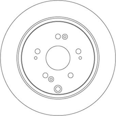 2x Bremsscheibe Hinterachse für HONDA CR-V II III IV