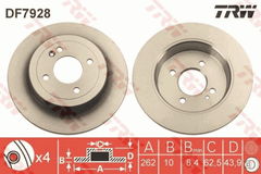 2x Bremsscheibe Hinterachse für HYUNDAI KIA ACCENT IV Stufenheck V BAYON i20