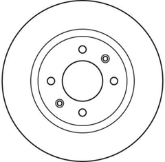 2x Bremsscheibe Vorderachse für HYUNDAI KIA i10 I II Stufenheck III