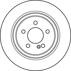 2x Bremsscheibe Hinterachse für MERCEDES-BENZ S-KLASSE SL