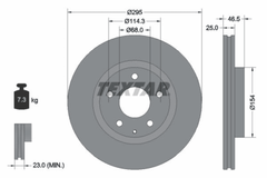 2x Bremsscheibe Vorderachse für MAZDA 3 Stufenheck Schrägheck CX-30