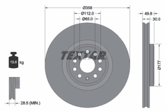 2x Bremsscheibe Vorderachse für AUDI MERCEDES-BENZ SKODA VW Q4 SUV Sportback