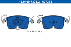 Bremsbelagsatz Scheibenbremse Vorderachse für FORD VW CUPRA TOURNEO CONNECT /