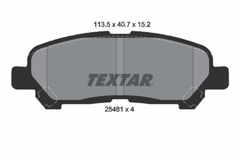 Bremsbelagsatz Scheibenbremse Hinterachse für TOYOTA HIGHLANDER / KLUGER