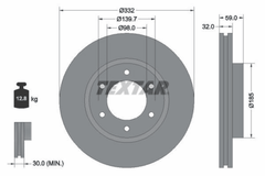 2x Bremsscheibe Vorderachse für FORD RANGER