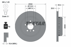 Bremsscheibe Hinterachse links für BMW 2 Coupe 3 Touring 4 Gran Cabriolet 5 6