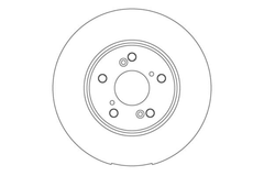 2x Bremsscheibe Vorderachse für HONDA HR-V