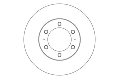 2x Bremsscheibe für TOYOTA