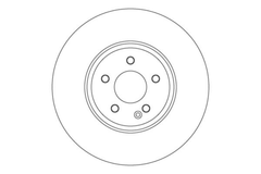 Bremsscheibe Vorderachse für MERCEDES-BENZ EQV