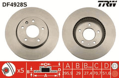 2x Bremsscheibe Vorderachse für CHEVROLET OPEL CAPTIVA SPORT ANTARA A