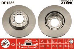 2x Bremsscheibe Vorderachse für MERCEDES-BENZ S-KLASSE Coupe