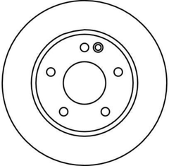 2x Bremsscheibe Vorderachse für MERCEDES-BENZ A-KLASSE