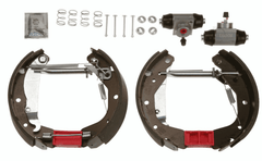Bremsbackensatz Hinterachse für OPEL DAEWOO ASTRA F Stufenheck CC Caravan